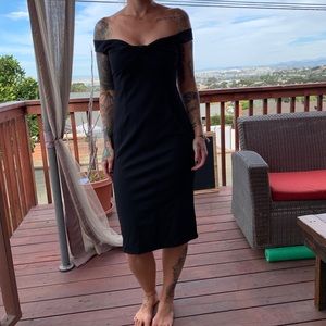 Top shop black dress